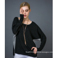 Lady′s Fashion Silk&Cashmere Blend Sweater 17brpv117